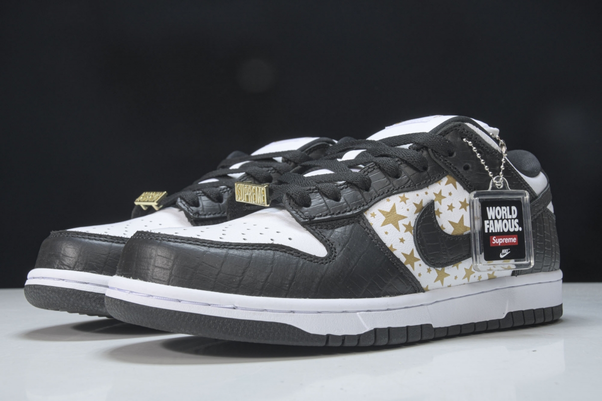 nike sb dunk low Sup*e stars black (2021)